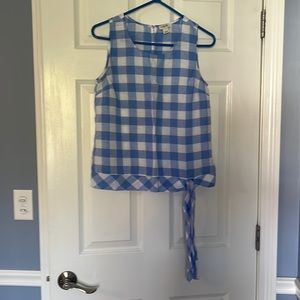 J. Crew gingham sleeveless